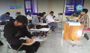 TESTING UJIAN MASUK CALON MAHASISWA FAKULTAS TEKNIK UNWIR SECARA TATAP MUKA