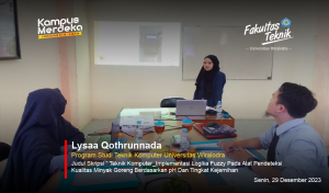 Ujian Sidang Akhir Skripsi Lysaa Qothrunnada Prodi Teknik Komputer