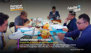 Ujian Sidang Akhir Skripsi Abdurahman Udayana Prodi Teknik Sipil