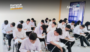 Tes Ujian Masuk Calon Mahasiswa Baru Fakultas Teknik Unwir Gelombang 2 berjalan dengan Tertib