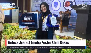 Ardeva Juara 3 Lomba Poster Studi Kasus