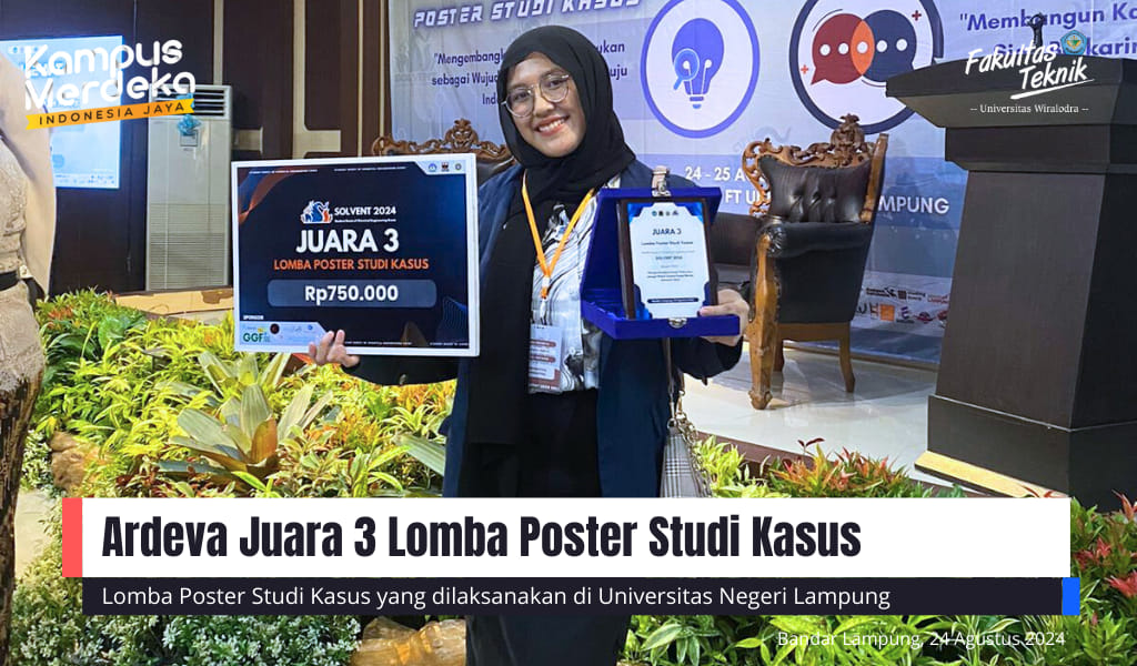 Ardeva Juara 3 Lomba Poster Studi Kasus