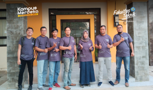 Tim Fakultas Teknik Ikut Mengisi Kegiatan Jalan Santai Pada Acara Dies Natalis Universitas Wiralodra Yang Ke-42