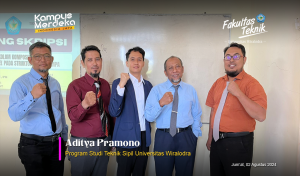 Ujian Sidang Akhir Skripsi Aditya Pramono Prodi Teknik Sipil UNWIR