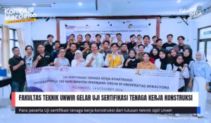 Fakultas Teknik Unwir Gelar Uji Sertifikasi Tenaga Kerja Konstruksi untuk Lulusan Teknik Sipil