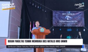 DEKAN FAKULTAS TEKNIK MEMBUKA DIES NATALIS HIMPUNAN MAHASISWA SIPIL UNIVERSITAS WIRALODRA