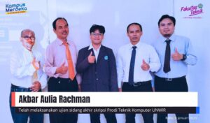 Ujian Sidang Akhir Skripsi Akbar Aulia Rachman di Teknik Komputer UNWIR