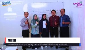 Ujian Sidang Akhir Skripsi Yuliah di Teknik Komputer UNWIR.