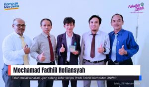 UJIAN SIDANG AKHIR SKRIPSI MOCHAMAD FADHIIL ROFIANSYAH DI TEKNIK KOMPUTER UNWIR