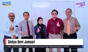 UJIAN SIDANG AKHIR SKRIPSI SINTYA DEVI JANUARI DI TEKNIK KOMPUTER UNWIR