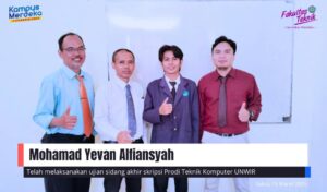 UJIAN SIDANG AKHIR SKRIPSI MOHAMAD YEVAN ALFIANSYAH DI TEKNIK KOMPUTER UNWIR
