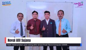 UJIAN SIDANG AKHIR SKRIPSI NOVAL AFIF SUJANA DI TEKNIK KOMPUTER UNWIR