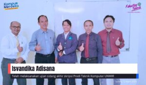 UJIAN SIDANG AKHIR SKRIPSI ISVANDIKA ADISANA DI TEKNIK KOMPUTER UNWIR