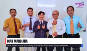 UJIAN SIDANG AKHIR SKRIPSI DIAN MARDIANA TEKNIK KOMPUTER UNWIR