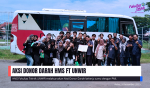 HMS Fakultas Teknik UNWIR Gelar Aksi Donor Darah Bersama PMI dalam Rangka Dies Natalis ke-8