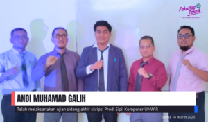 UJIAN SIDANG AKHIR SKRIPSI ANDI MUHAMAD GALIH PRODI TEKNIK SIPIL UNWIR