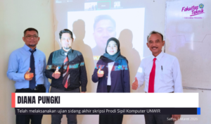 UJIAN SIDANG AKHIR SKRIPSI DIANA PUNGKI PRODI TEKNIK SIPIL UNWIR