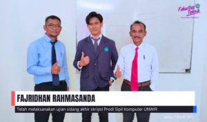 UJIAN SIDANG AKHIR SKRIPSI FAJRIDHAN RAHMASANDA PRODI TEKNIK SIPIL UNWIR