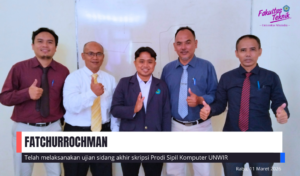 UJIAN SIDANG AKHIR SKRIPSI FATCHURROCHMAN PRODI TEKNIK KOMPUTER UNWIR