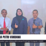 UJIAN SIDANG AKHIR SKRIPSI RIZKIYANA PUTRI VANDANA PRODI TEKNIK SIPIL UNWIR