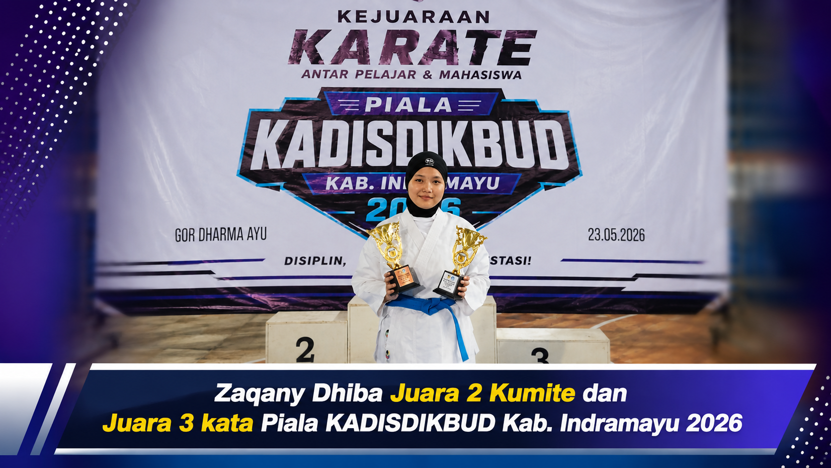 Mahasiswa Fakultas Teknik Unwir Raih Prestasi pada Ajang Piala KADISDIKBUD Kabupaten Indramayu 2026