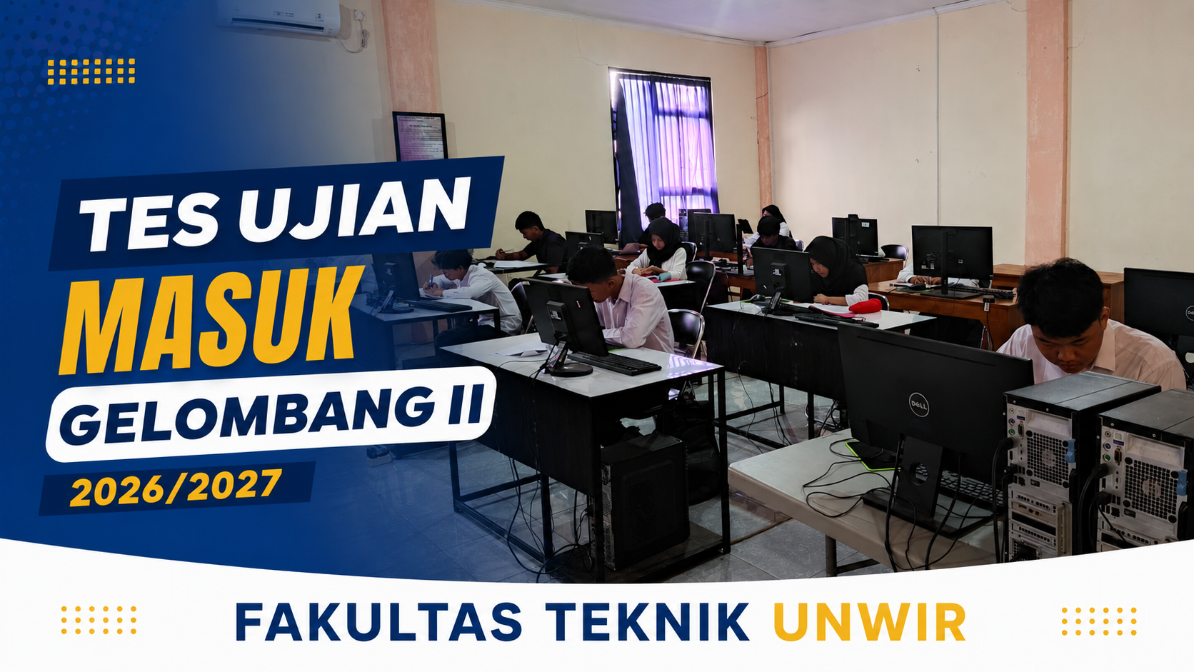 Fakultas Teknik Universitas Wiralodra Laksanakan Tes Ujian Masuk Gelombang II Tahun Akademik 2026/2027
