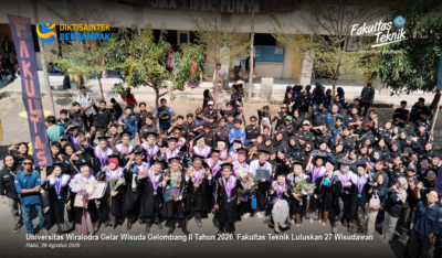 Universitas Wiralodra Gelar Wisuda Gelombang II Tahun 2026, Fakultas Teknik Luluskan 27 Wisudawan