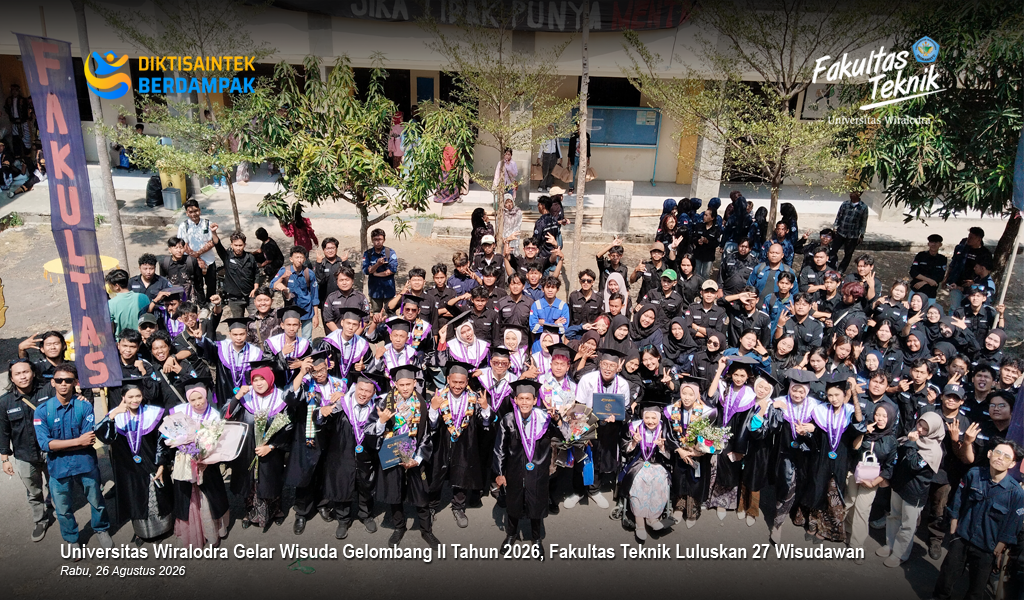 Universitas Wiralodra Gelar Wisuda Gelombang II Tahun 2026, Fakultas Teknik Luluskan 27 Wisudawan