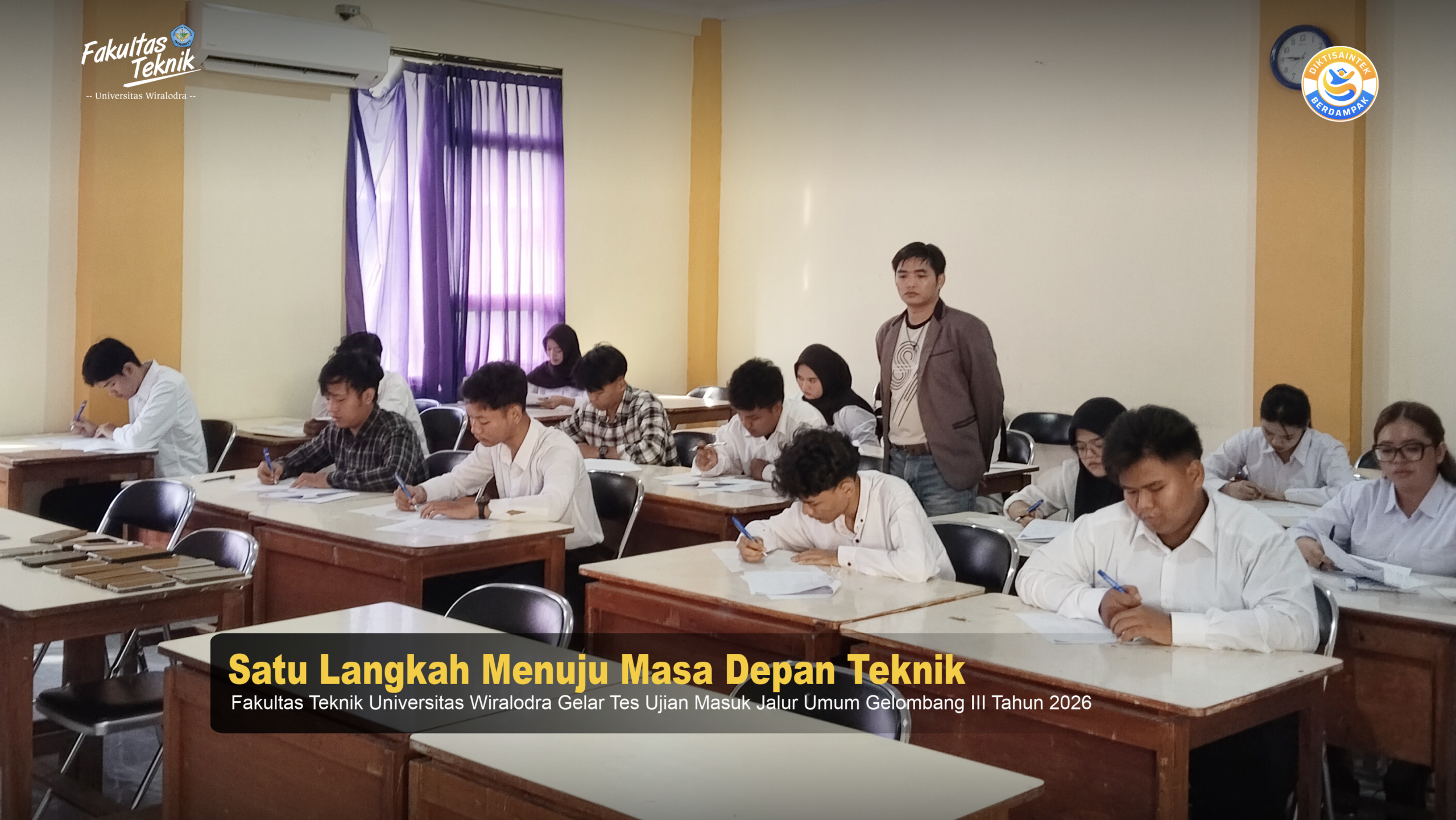 Fakultas Teknik Unwir Gelar Tes Ujian Masuk Jalur Umum Gelombang III, Siapkan Generasi Unggul di Bidang Keteknikan