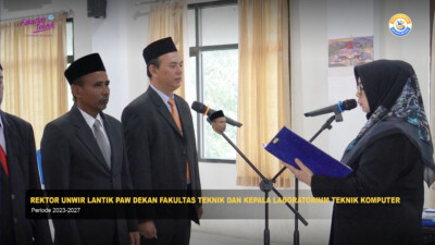 Rektor Universitas Wiralodra Lantik PAW Dekan Fakultas Teknik dan Kepala Laboratorium Teknik Komputer Periode 2023–2027